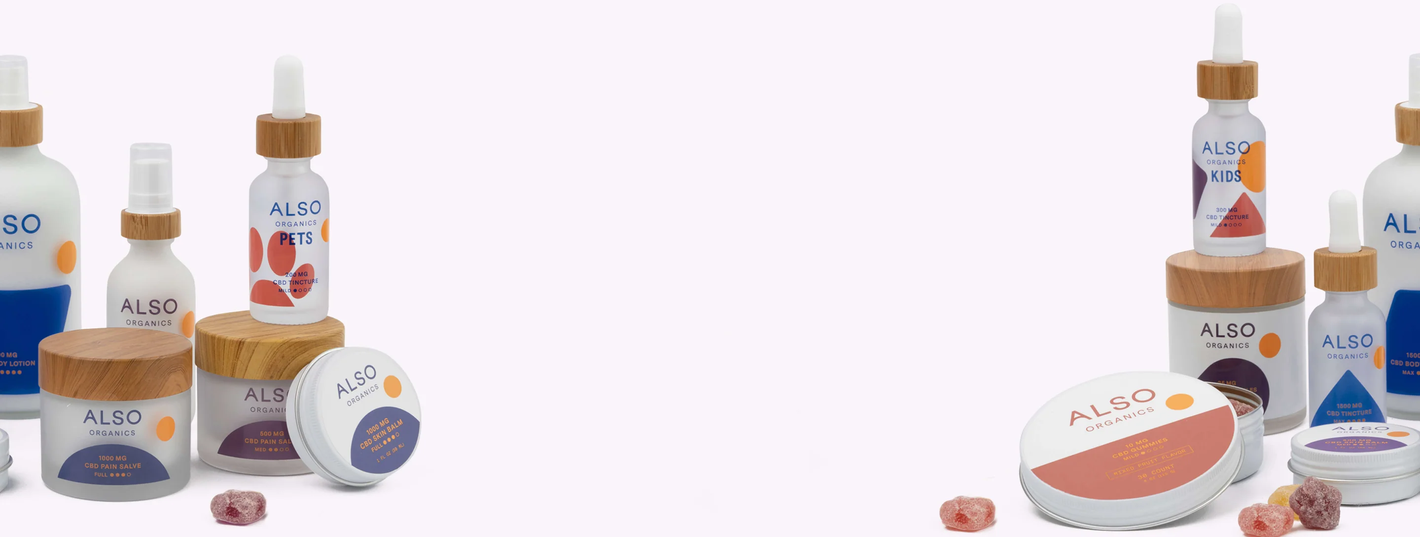 Also Organics product collage