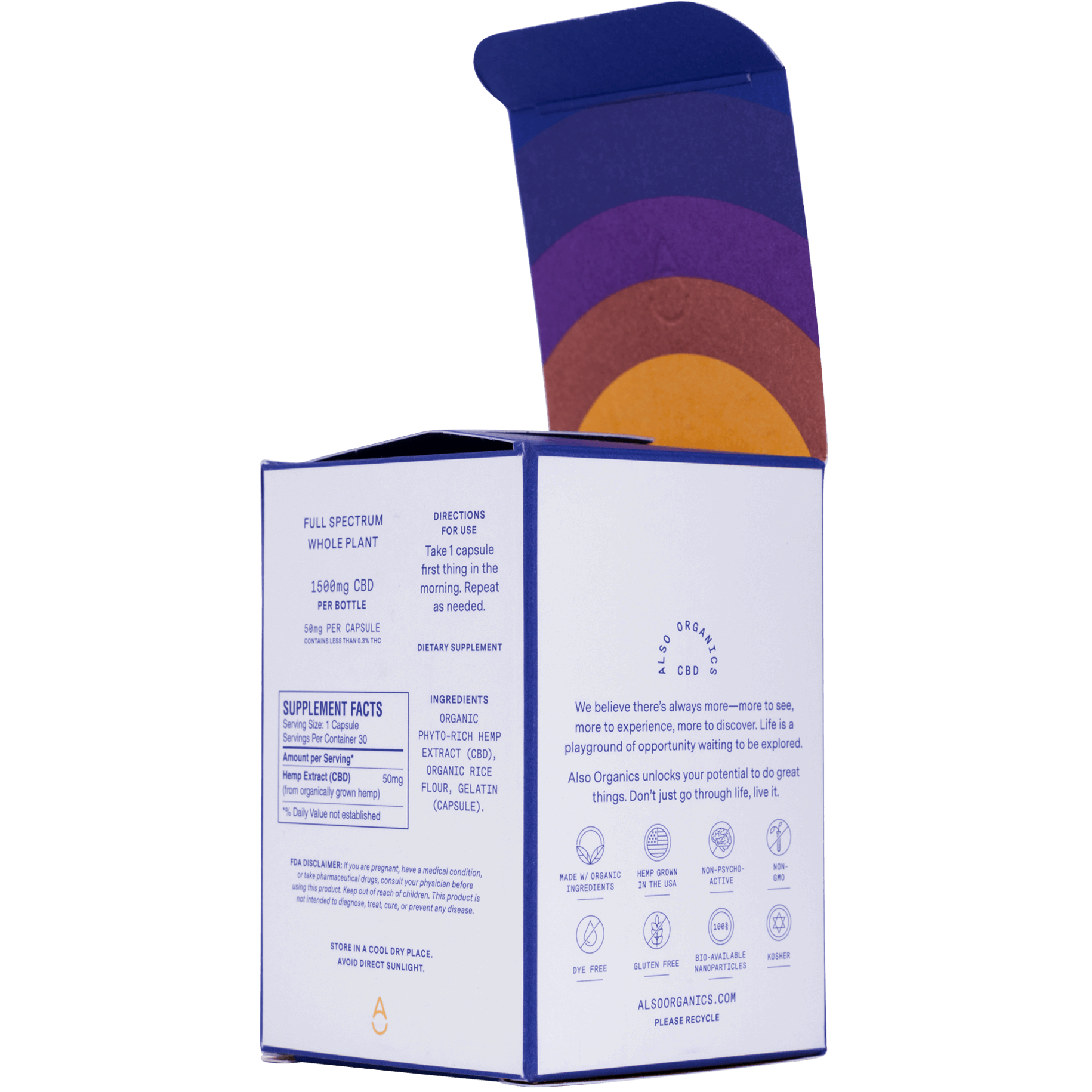 50 MG CBD Gel Capsules