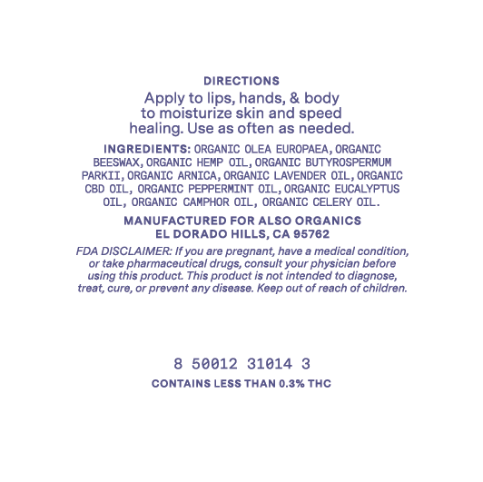 1000 MG CBD Skin Balm