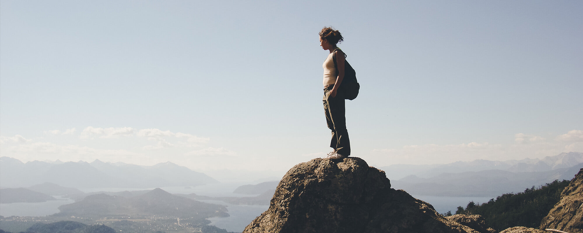 Girl on Mountain